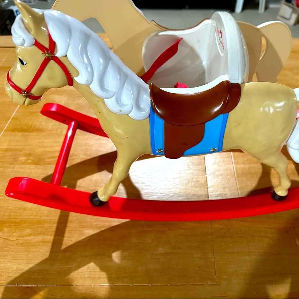 American Girl Bitty Baby Rocking Horse